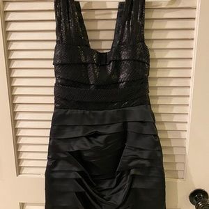 Express black party dress, size 4